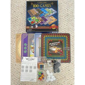 Classic Games 100 Games Tic Tac Toe Checkers Chess & More complete